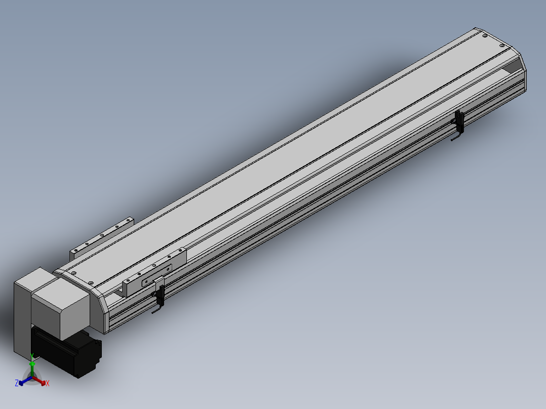 精密模组MT140-L110-700-LD-M40-C4正等轴测图