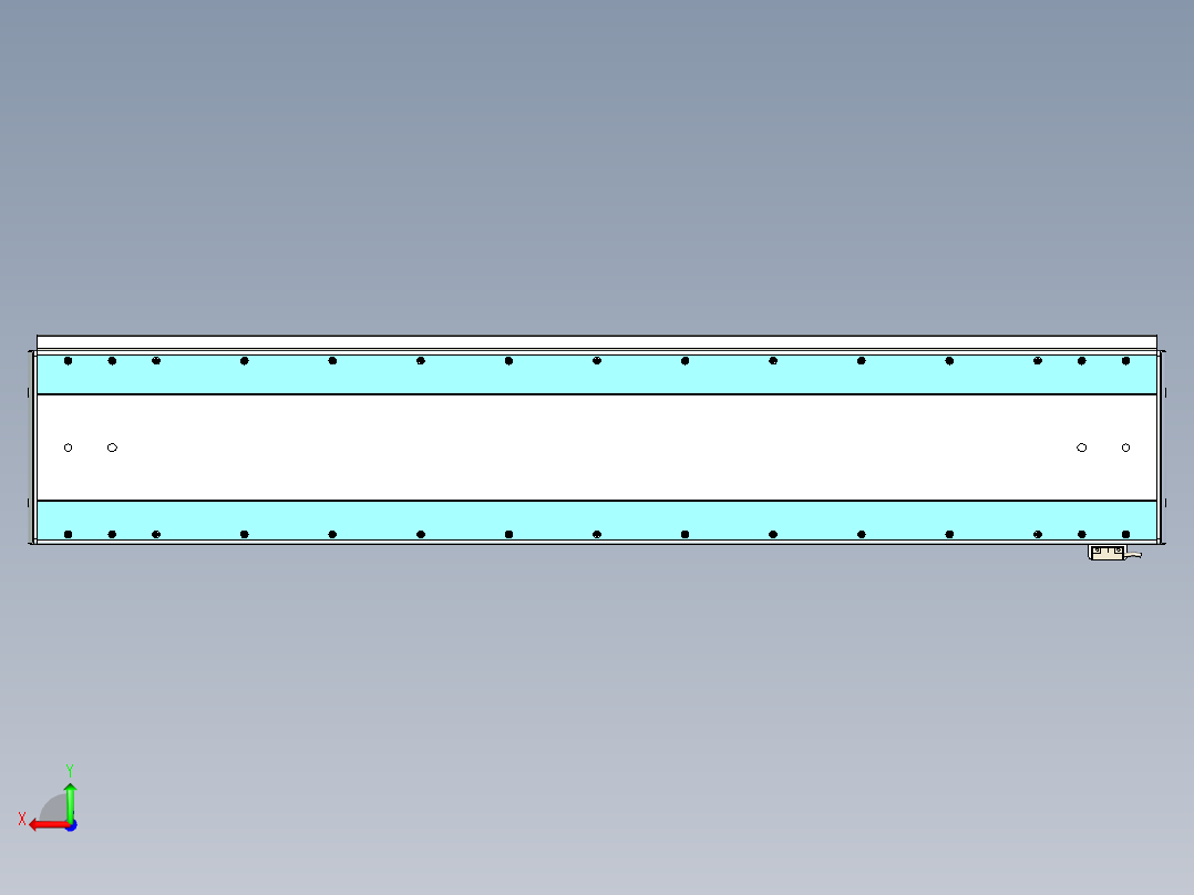 威洛博LC系列3d模型模组LC22H1Y-S1100后视图