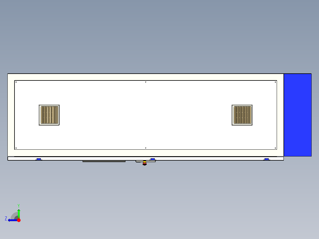 电器柜 电控柜 (21) 机械设计素材右视图