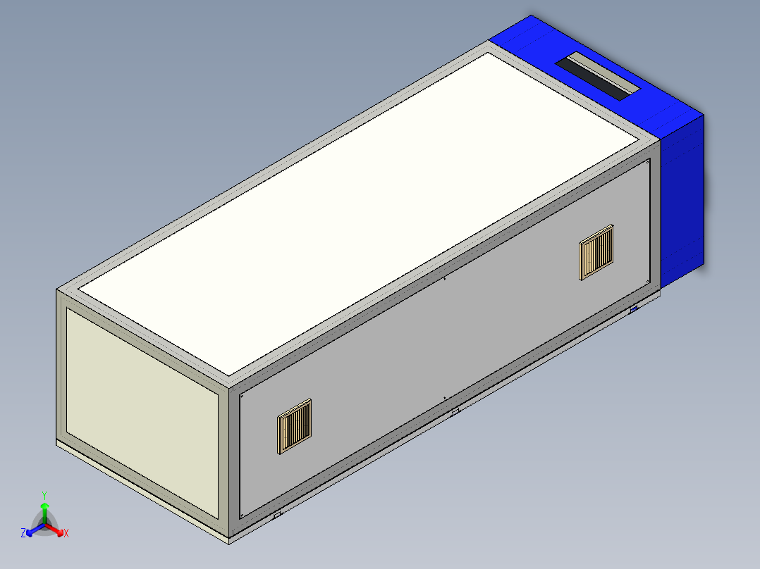 电器柜 电控柜 (21) 机械设计素材正等轴测图