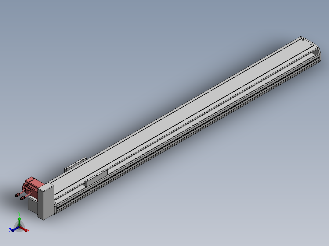 精密模组MT170-L125-1700-RU-M75-C4正等轴测图
