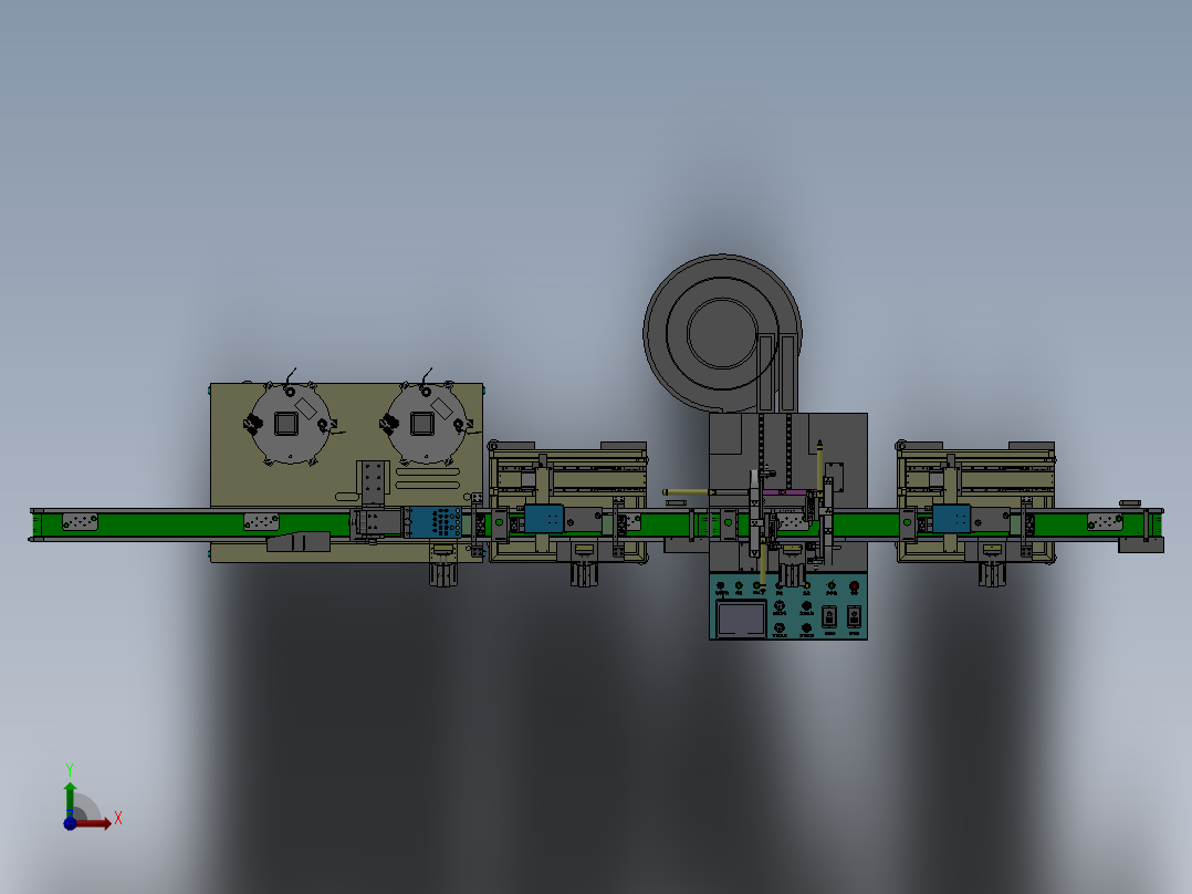 I6全自动点胶组装机前视图
