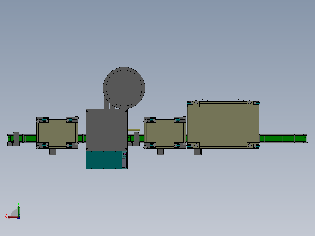 I6全自动点胶组装机后视图