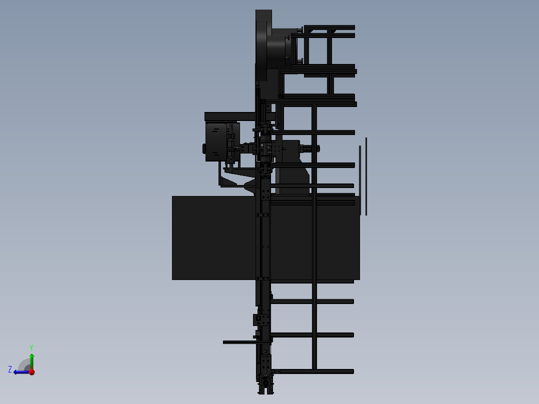 自动生产线 3右视图