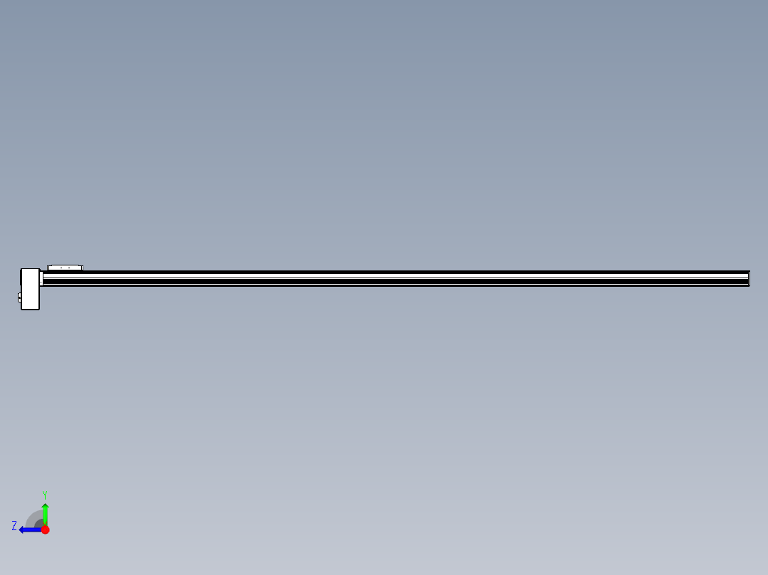 同步带全封闭直线模组TPA-HCB-105D-90-L2350-RP-C-P20-N3右视图