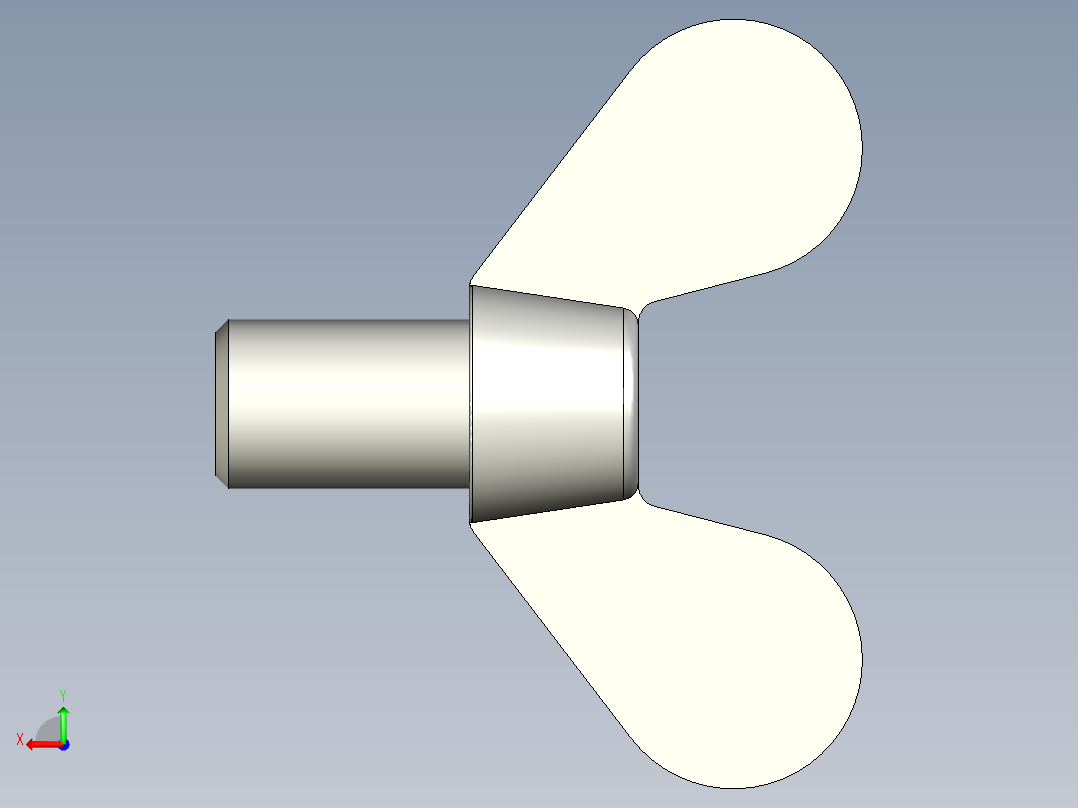 带耳螺钉-DIN_316_Wing_screws_20x2.5x30-22.5-29_90_6.9_46.5_20.stp后视图