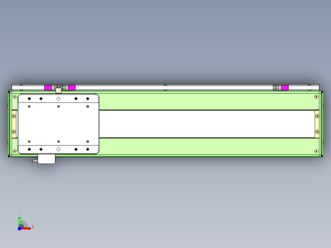 威洛博LC系列3d模型模组LC17E2Y-S550前视图