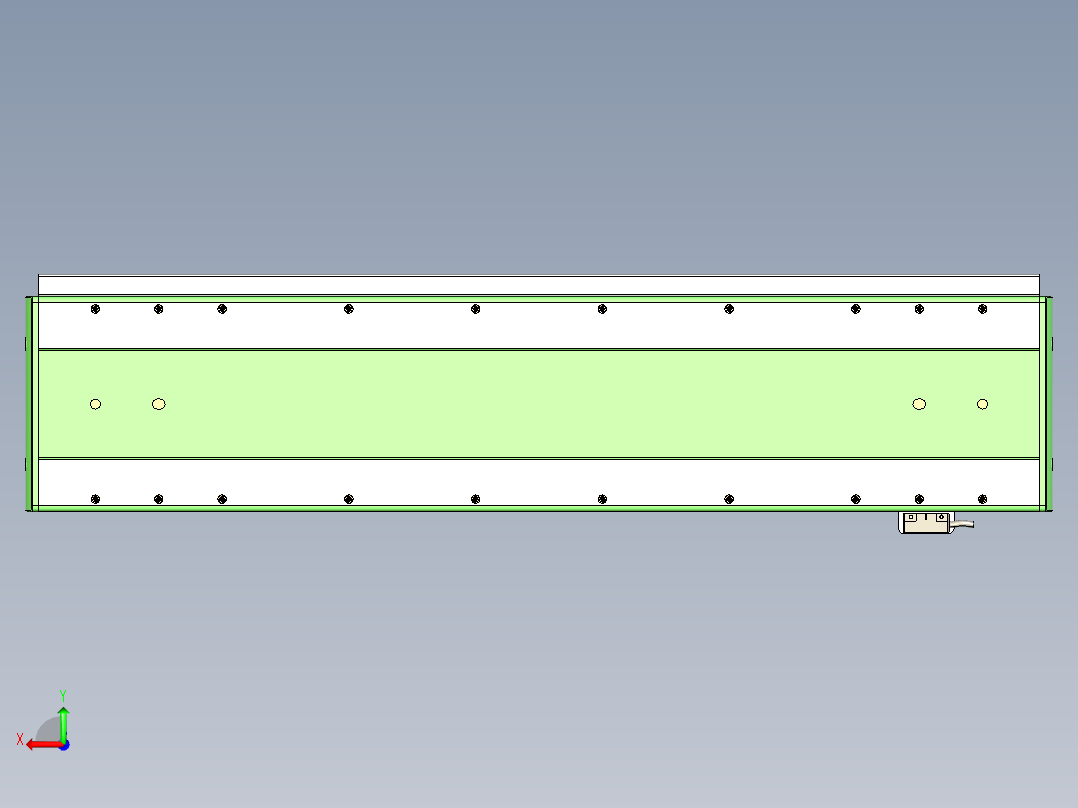威洛博LC系列3d模型模组LC17E2Y-S550后视图