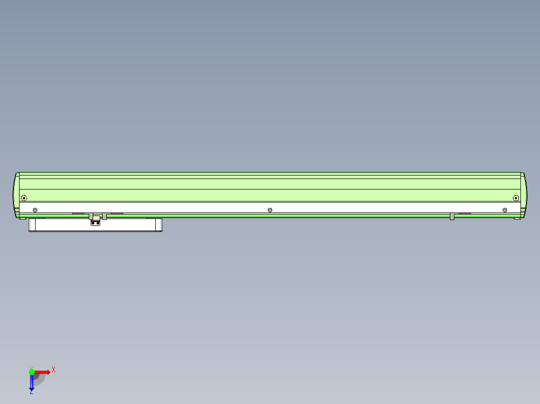威洛博LC系列3d模型模组LC17E2Y-S550俯视图