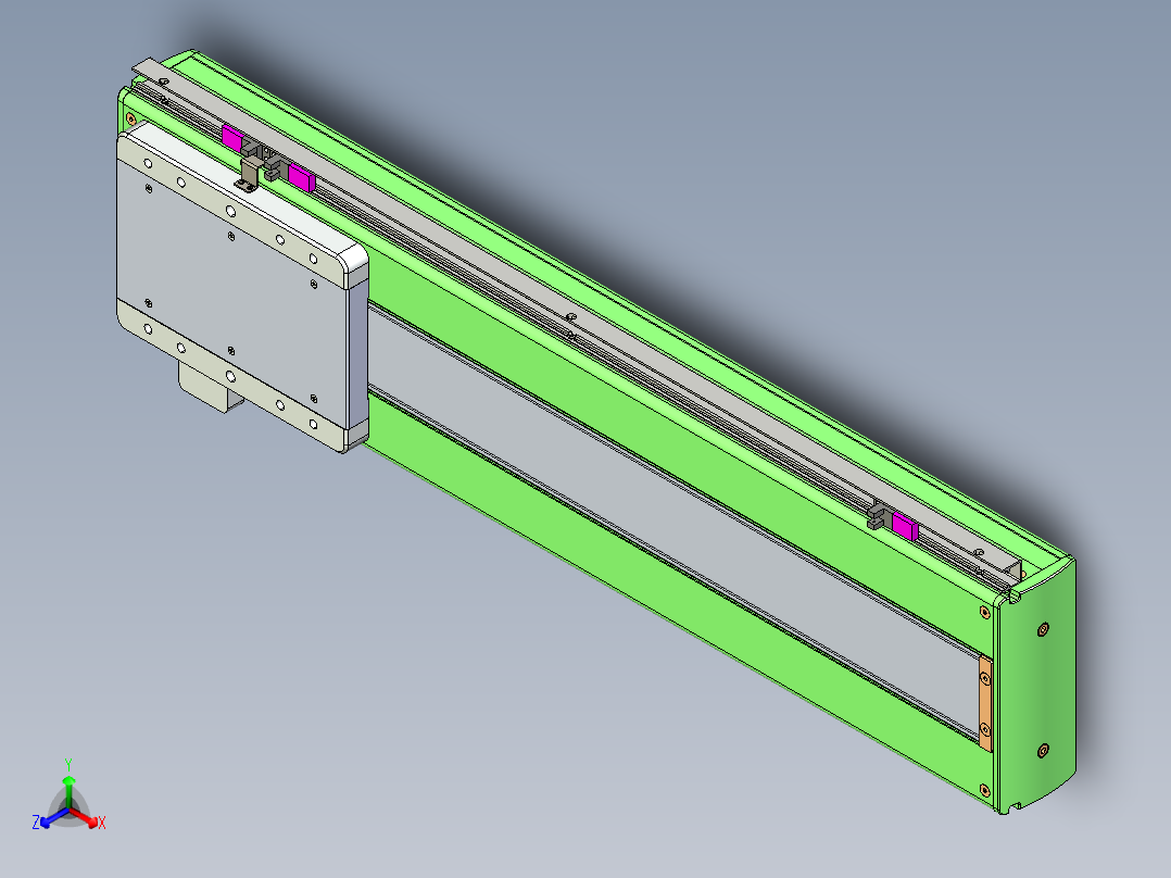 威洛博LC系列3d模型模组LC17E2Y-S550正等轴测图