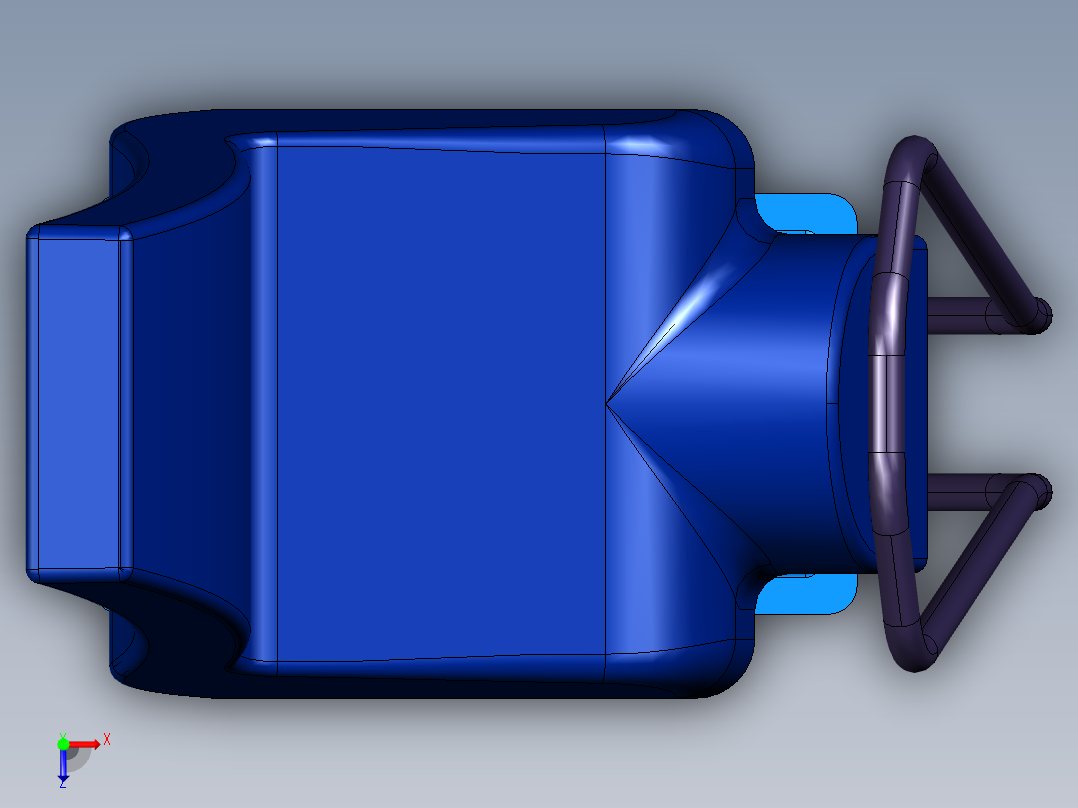 豪华游艇减震座椅俯视图