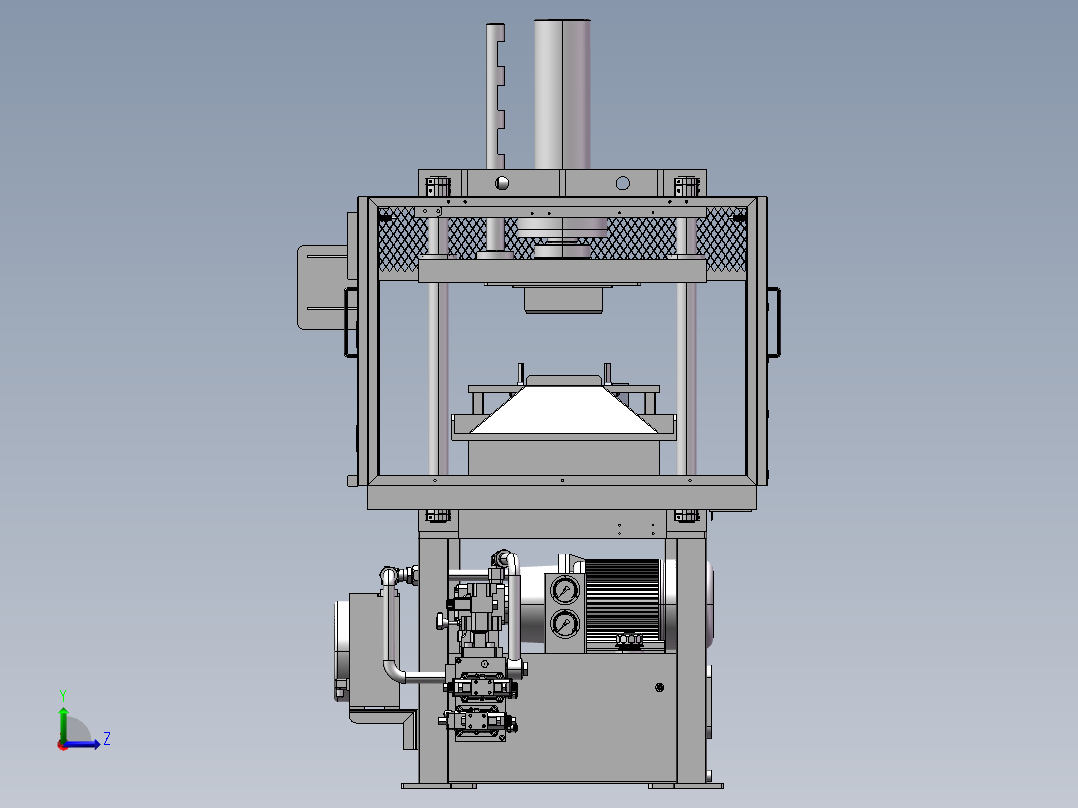 书本胶订切边设备sw18左视图