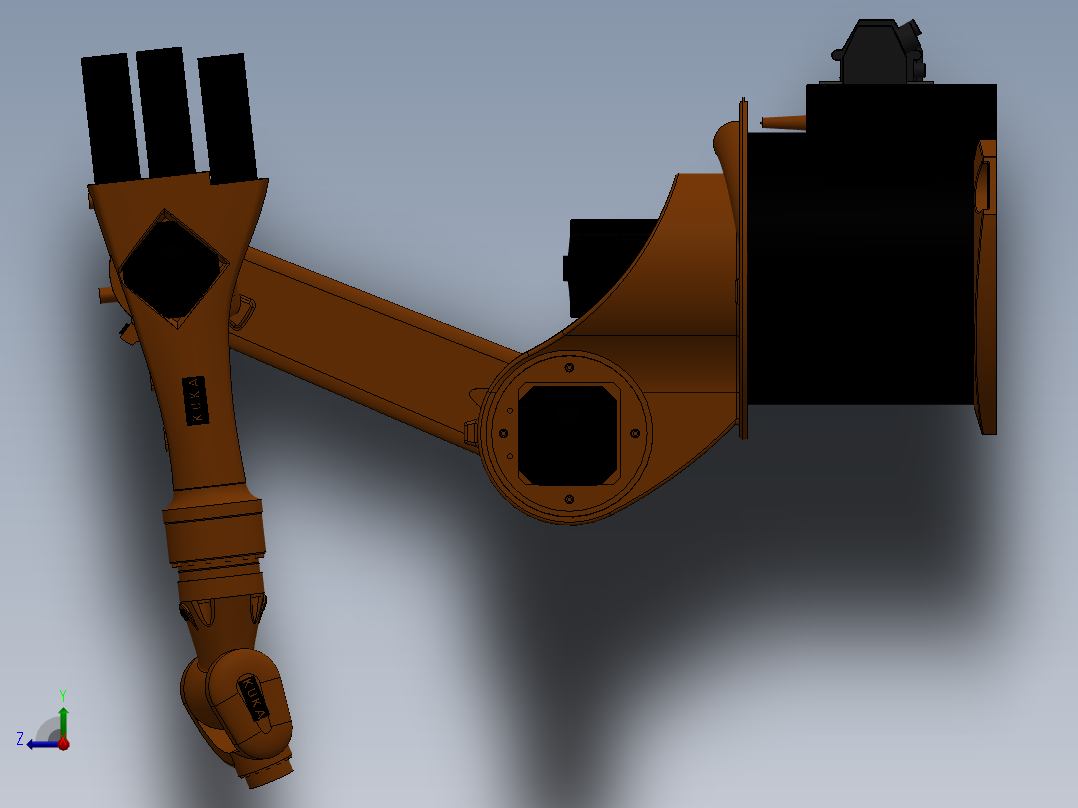 kuka kr16右视图
