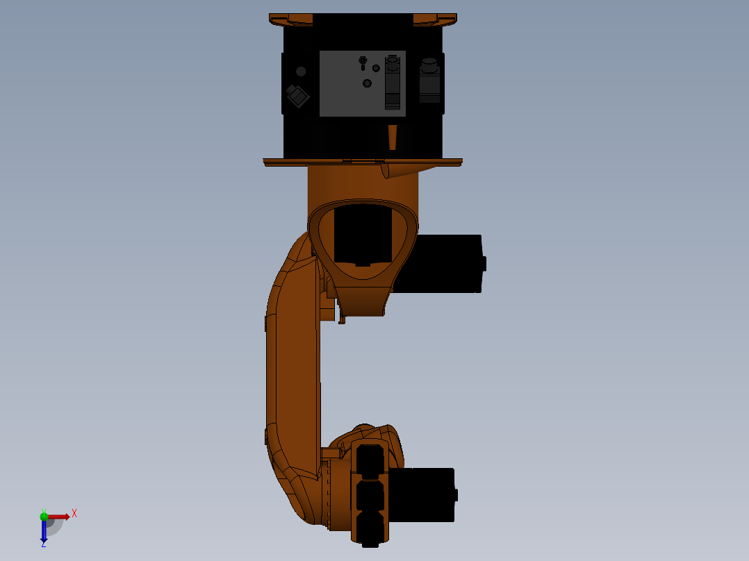 kuka kr16俯视图