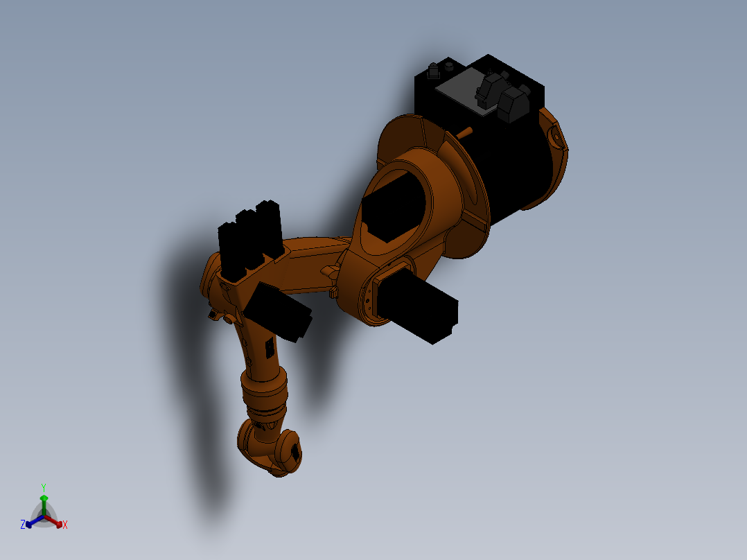 kuka kr16正等轴测图