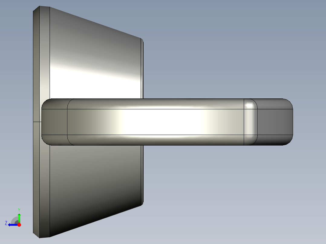 WING NUT 5-16in-18 Thread size 9-16in Base Diameter.STEP右视图