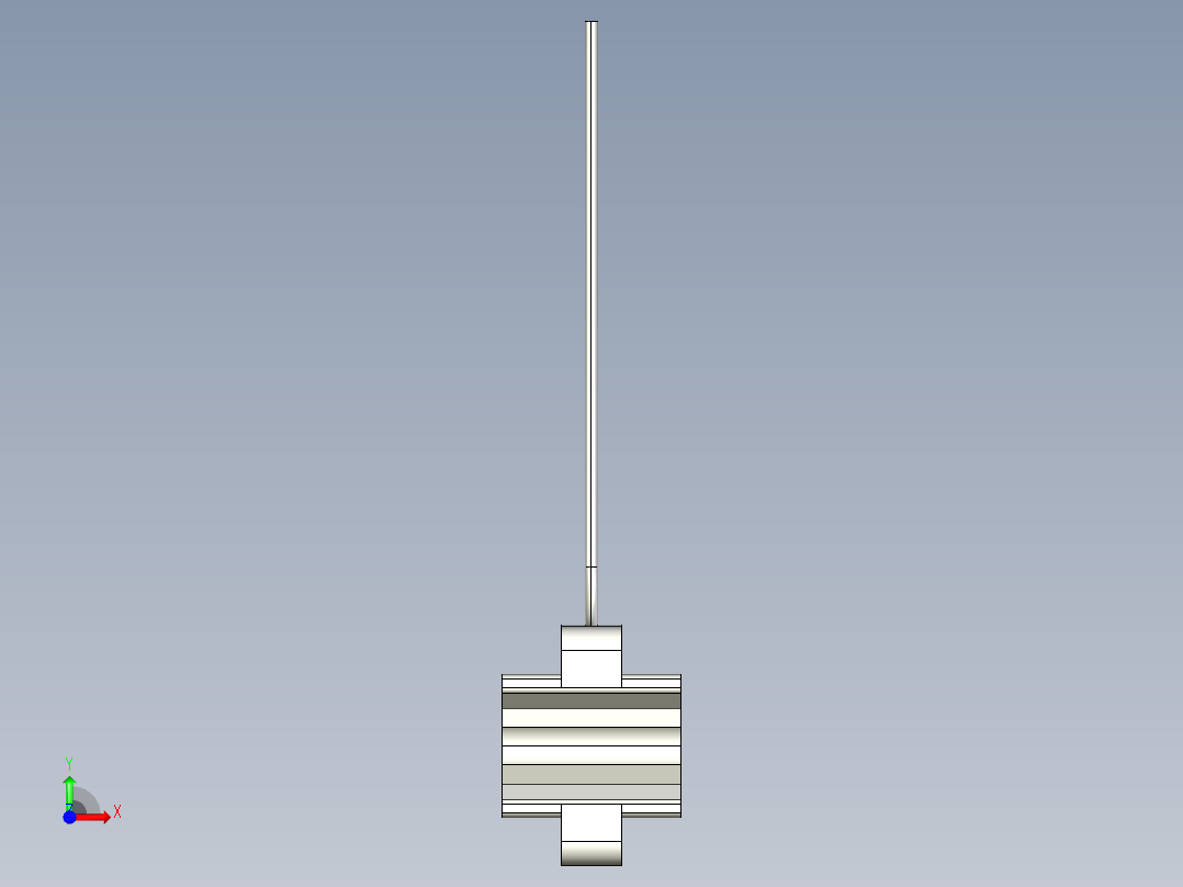 基恩士FU-95Z_kc图纸模型前视图