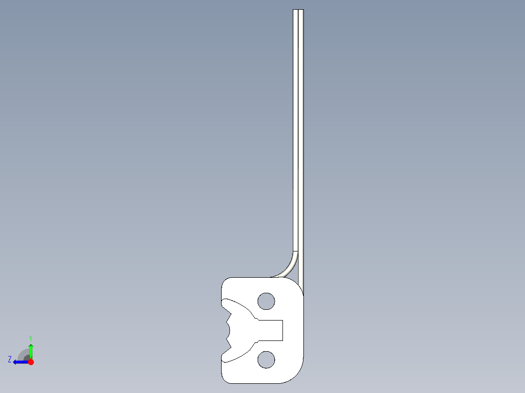 基恩士FU-95Z_kc图纸模型右视图