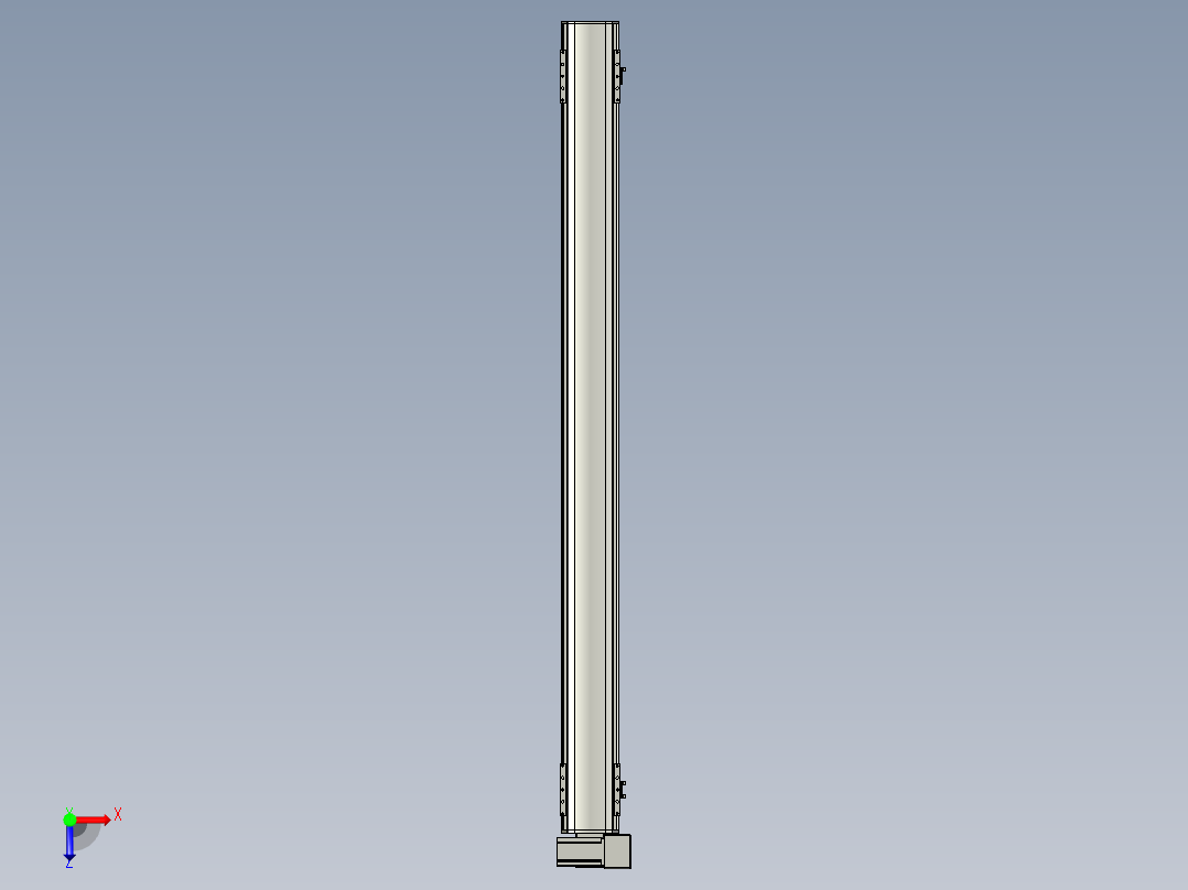 直线模组WG-LHB12-S1450-RU设计图纸俯视图