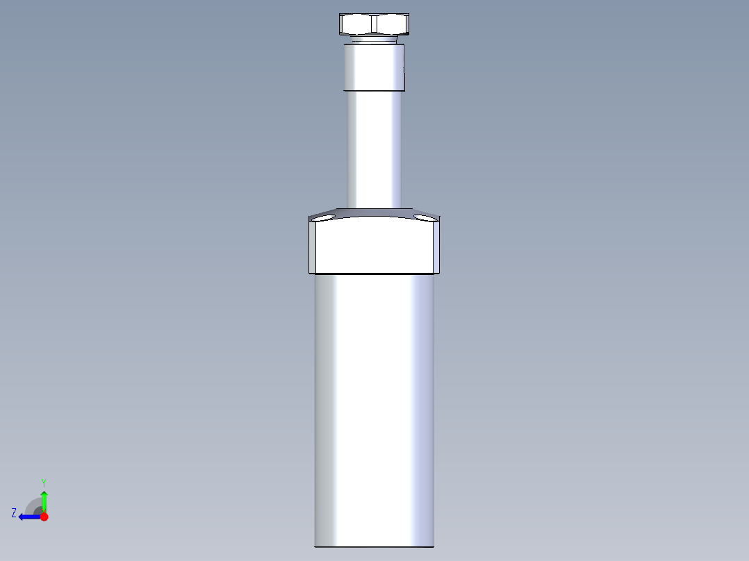 KOSMEKLHA0550-SL-Q40多系列多零件图纸模型右视图
