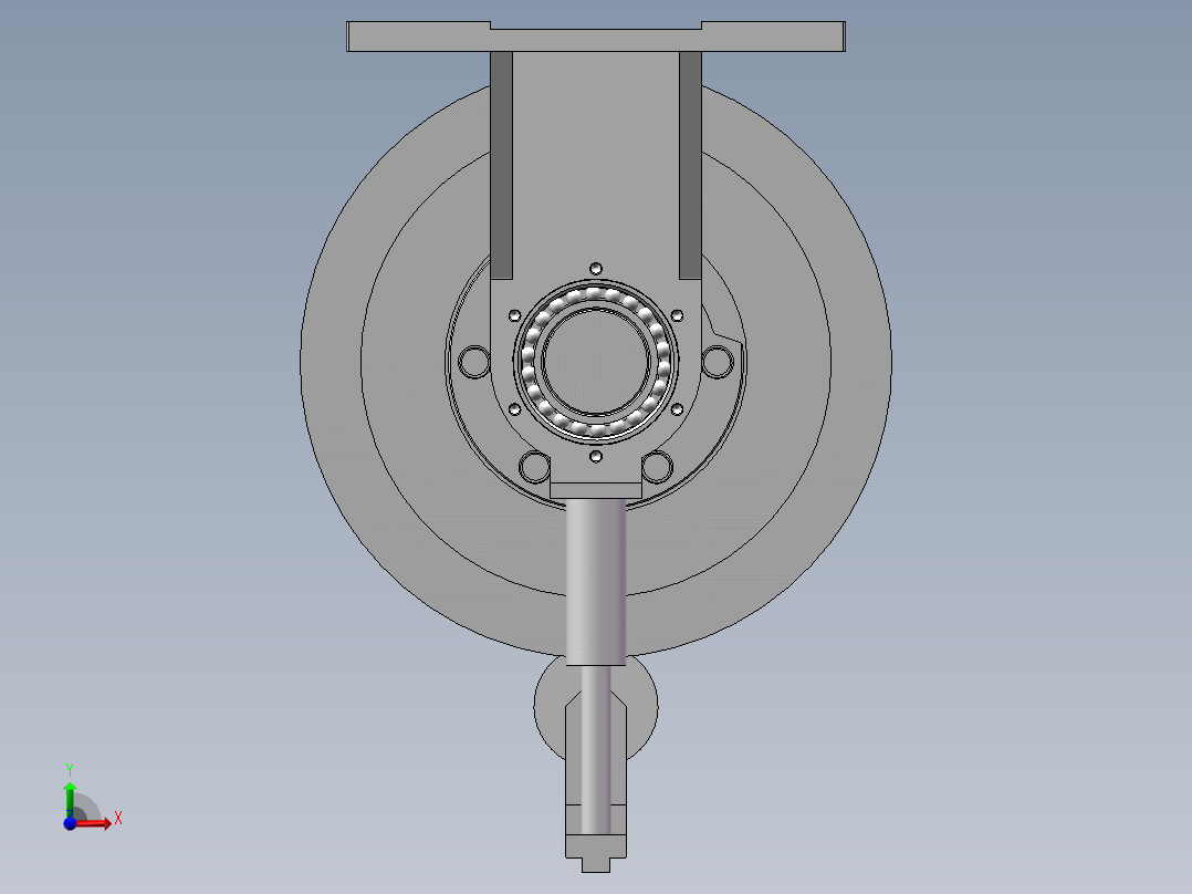 钢丝绳卷筒440693===20前视图