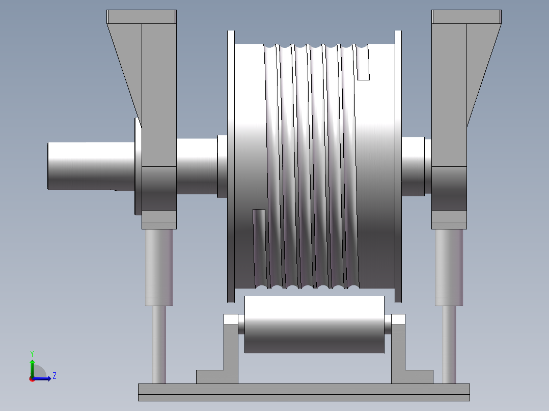 钢丝绳卷筒440693===20左视图