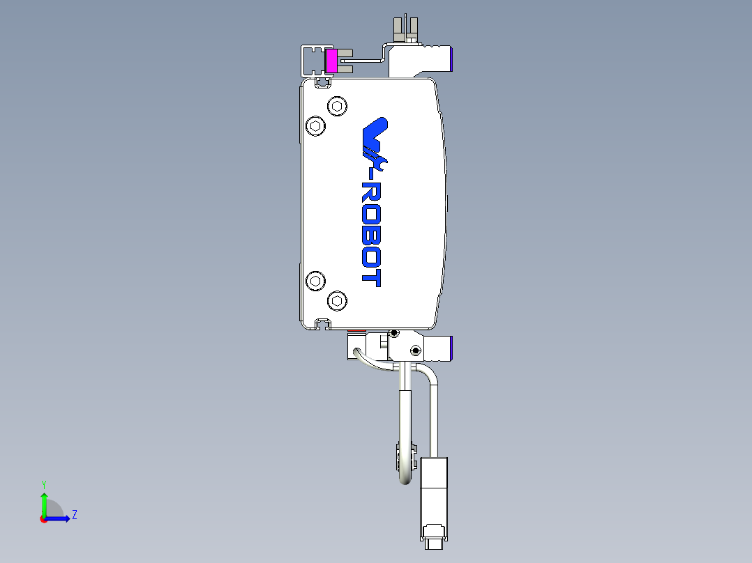 威洛博VL系列3d模型模组2VL14S2Y-S950左视图