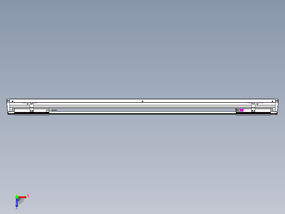 威洛博VL系列3d模型模组2VL14S2Y-S950俯视图
