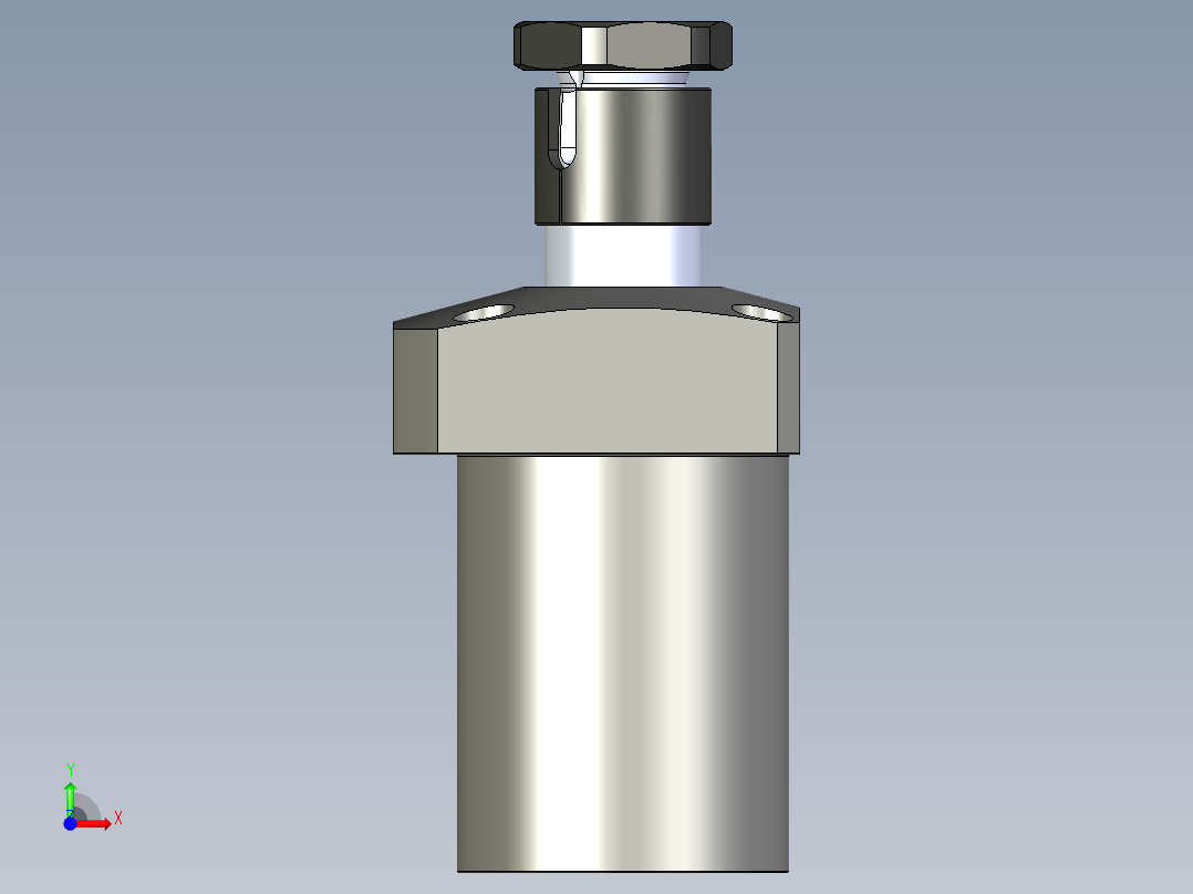 KOSMEKLHS0750-SR-Y45多系列多零件图纸模型前视图