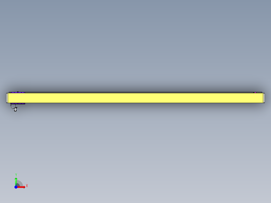 威洛博VL系列直线电机模组-VL14S3-S3400前视图