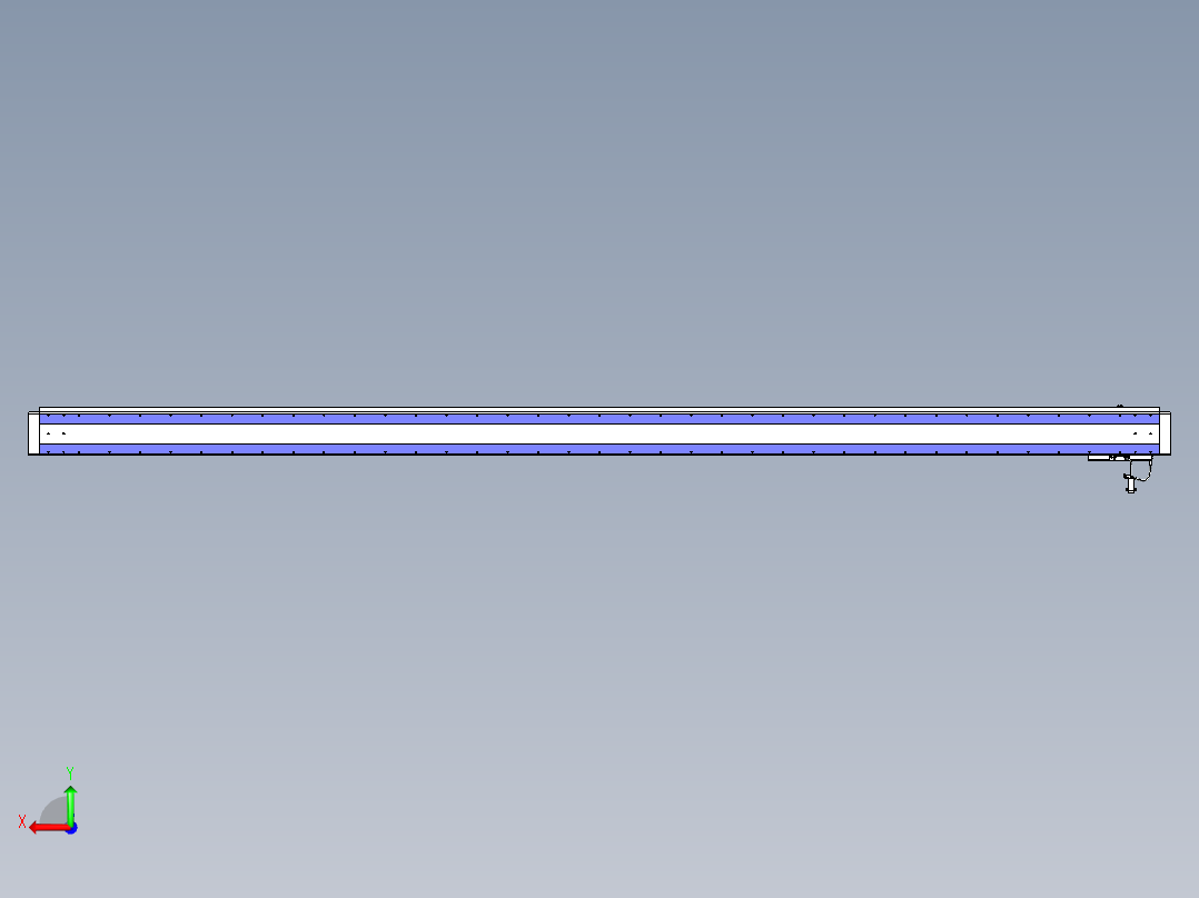 威洛博VL系列直线电机模组-VL14S3-S3400后视图