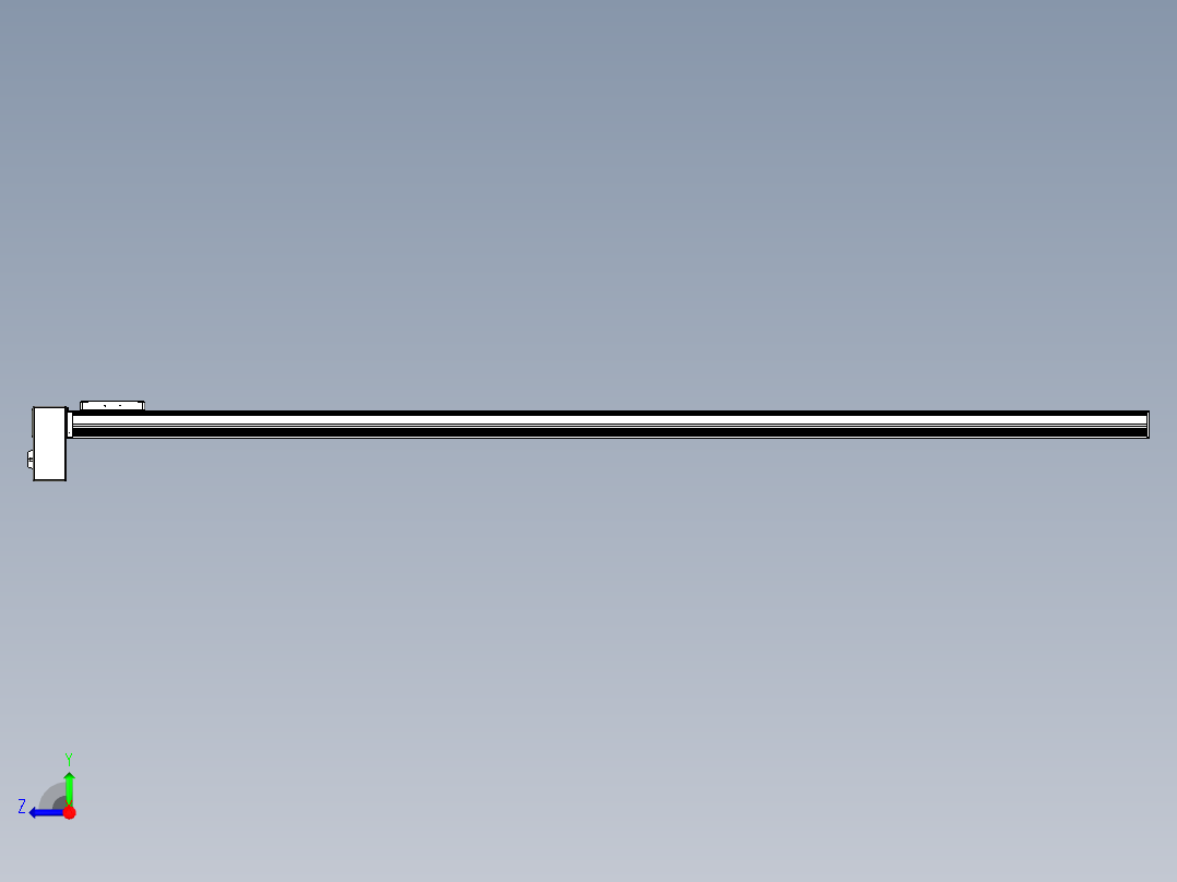 同步带全封闭直线模组TPA-HCB-105D-90-L1950-RP-C-P20-N3右视图