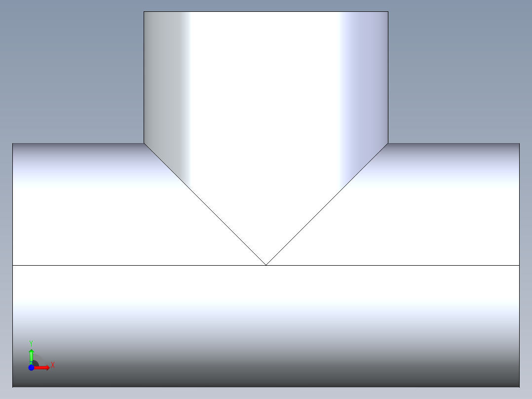 CPVC管件01-Sch80_Tee_SxSxS_9801-012_1.25in前视图