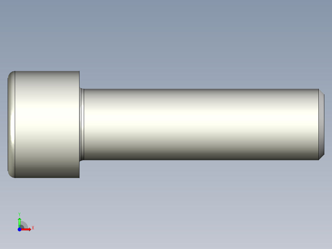 螺钉-DIN_912-M16x55.stp前视图