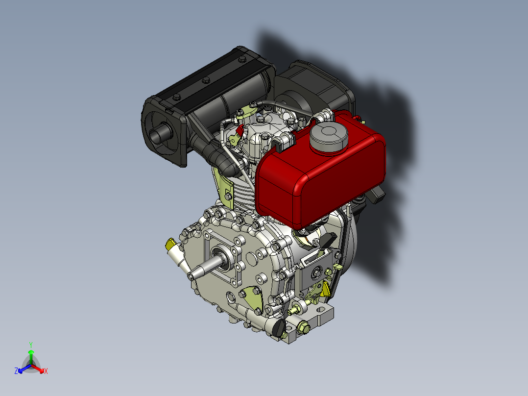 洋马L48<span style='color: red'>柴油</span>机<span style='color: red'>3D</span><span style='color: red'>模型</span>
