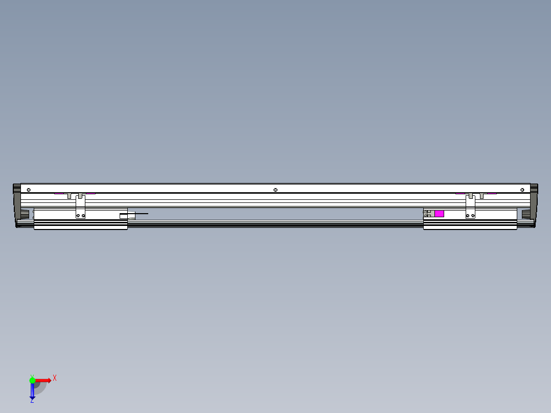 威洛博VL系列3d模型模组2VL17E2Y-S550俯视图