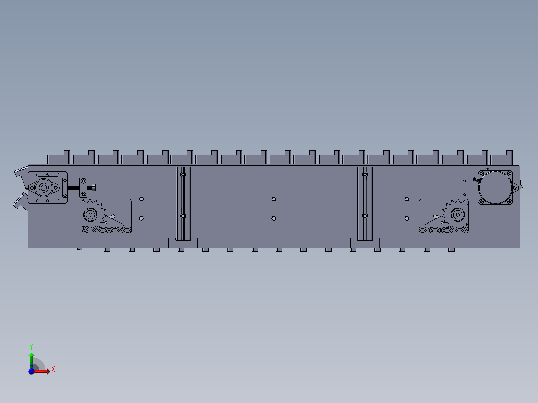 链式<span style='color: red'>输送机</span>结构