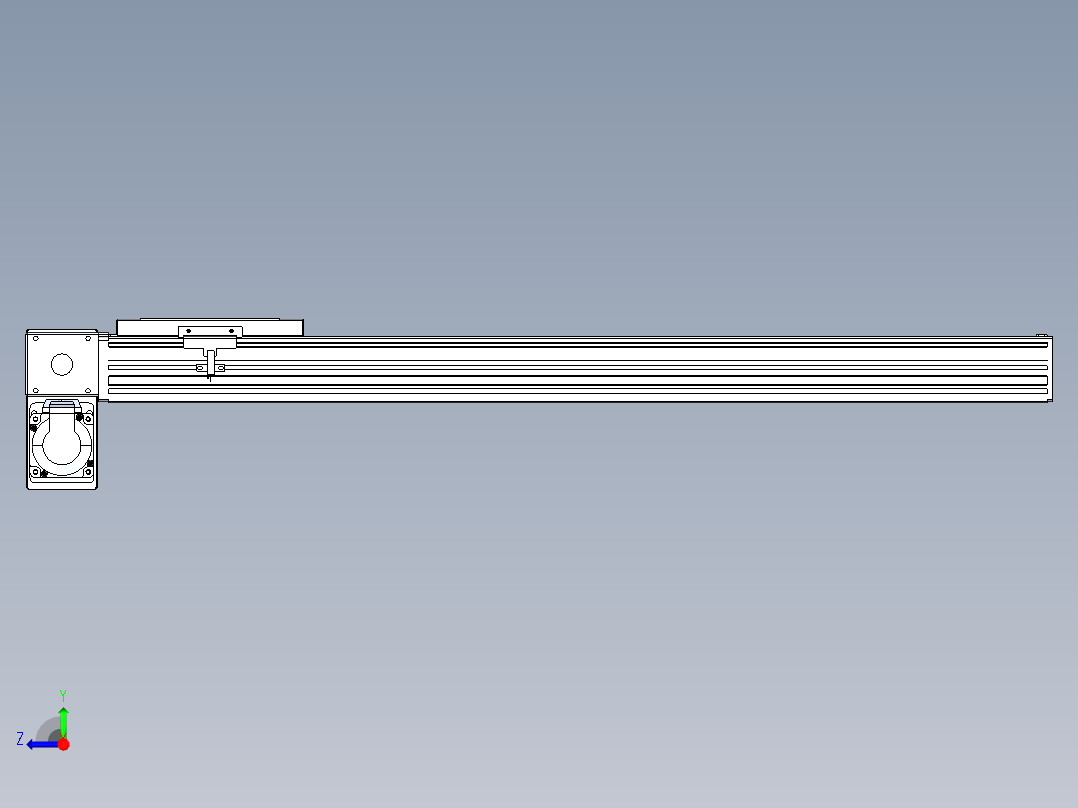 同步带全封闭直线模组TPA-HCB-120D-90-L650-LP-C-P40-N3右视图