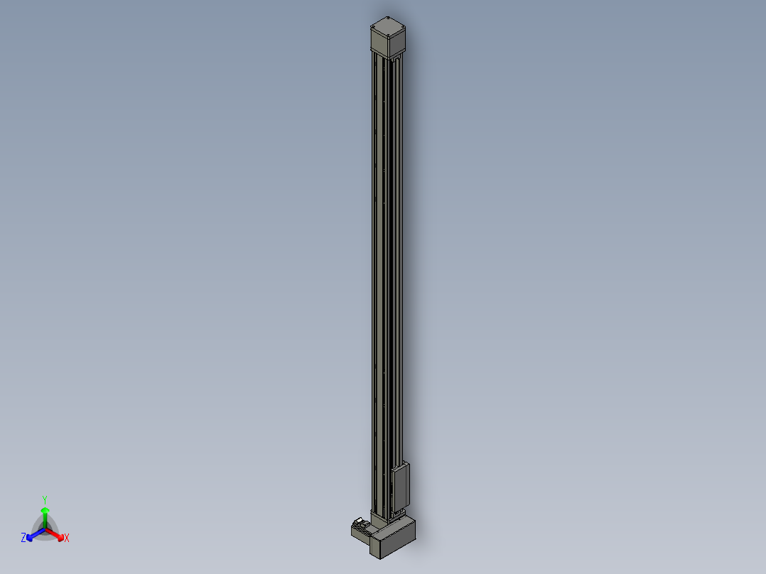 欧规系列-GB8-L96-S1800-BRD-P40-MS3正等轴测图