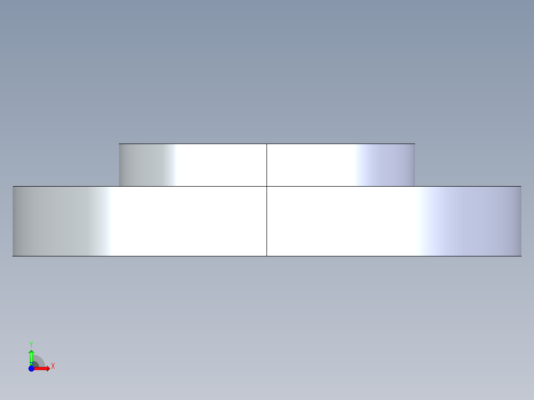 CPVC管件24-Sch80_Flange One-Piece_FPT_9852-040_4in前视图