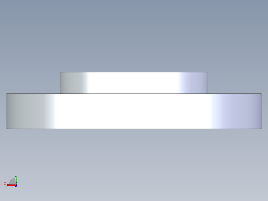 CPVC管件24-Sch80_Flange One-Piece_FPT_9852-040_4in后视图