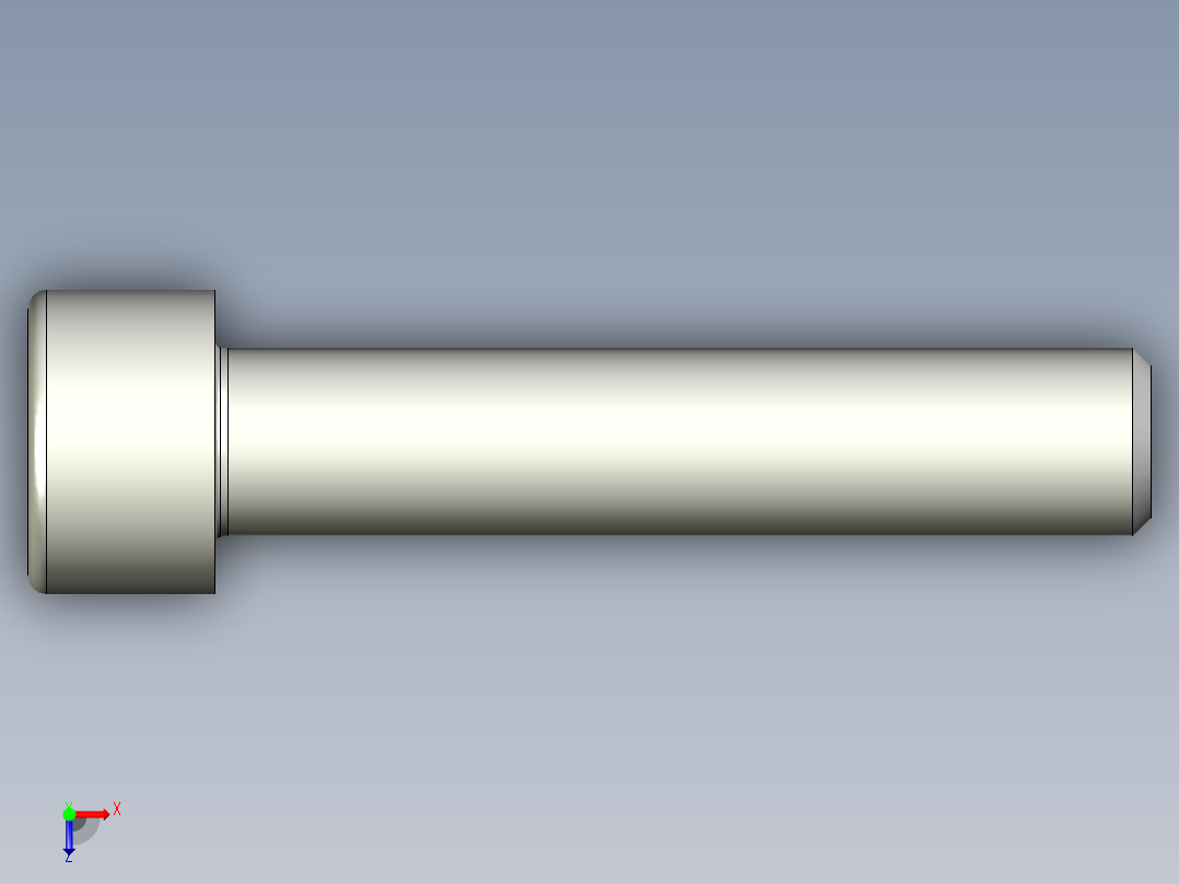 螺钉-DIN_912-M8x40.stp俯视图