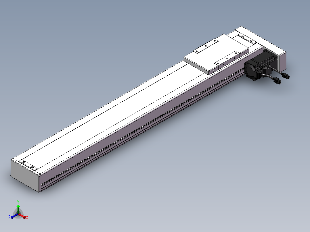 精密模组MC140-L05-750-BR-M200-C4正等轴测图