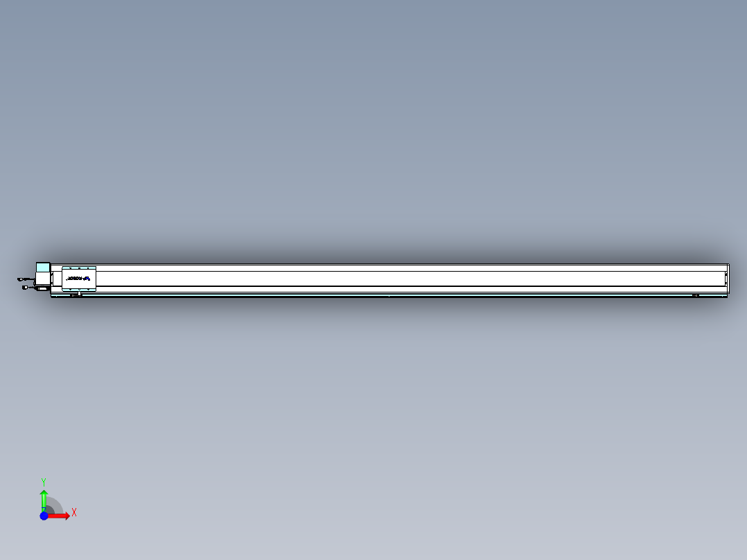威洛博VBC同步带传动一无尘环境VBC14-L45-S2900-BRD-ZP40-C3前视图