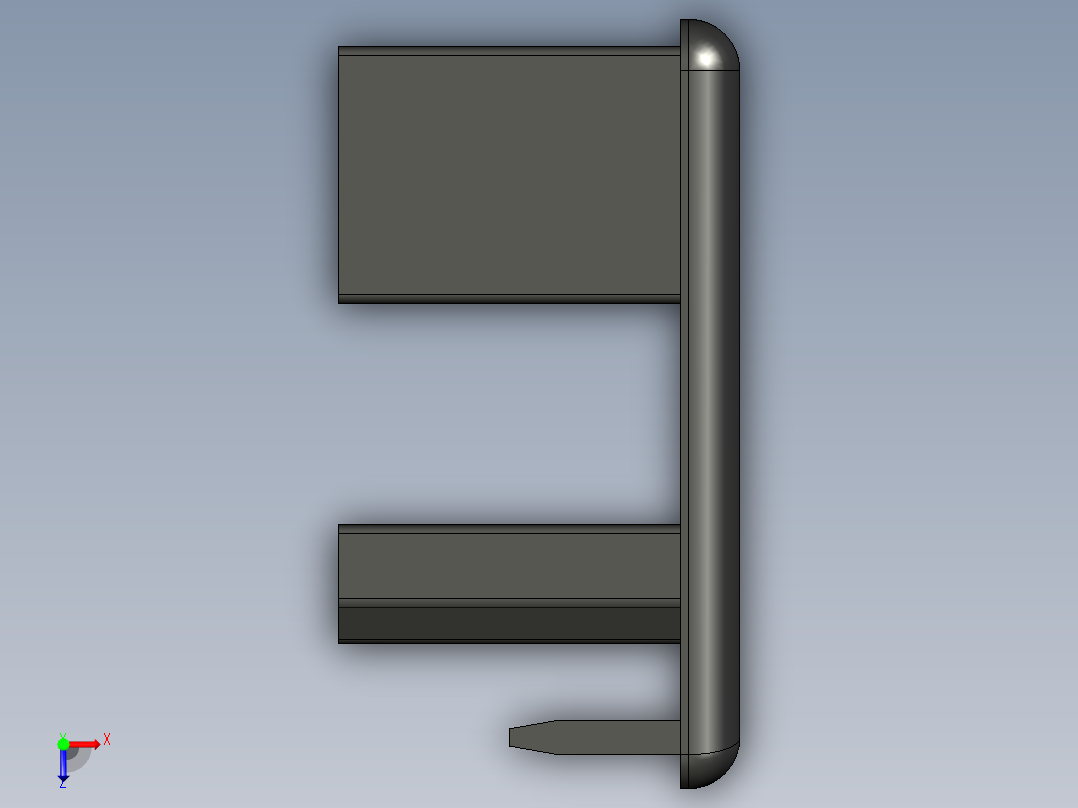 型材-BR CABLE DUCT CAP 45X45 3842535676俯视图