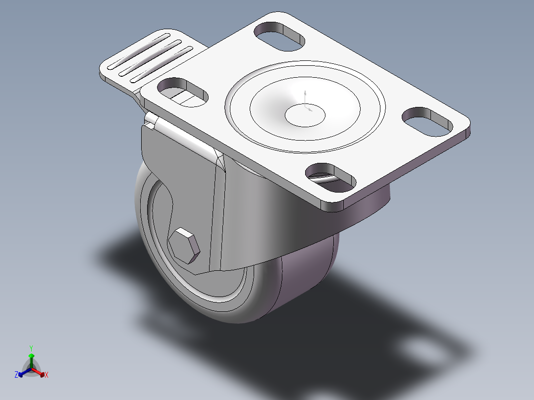 地脚轮34-52-M6（轻载）