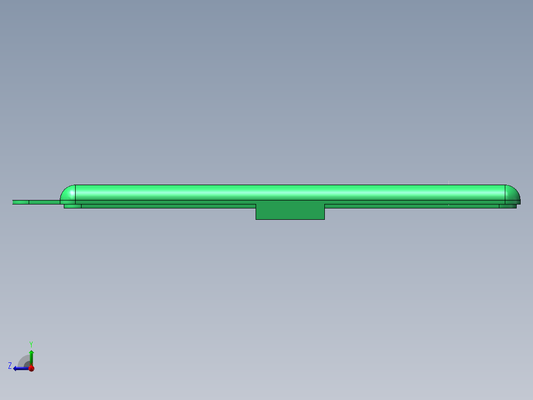 塑料文具盒右视图