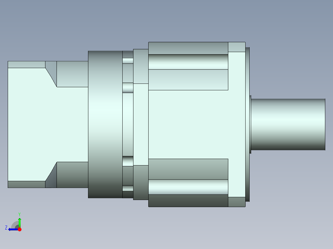 直齿PLX240-L2 35-114.3-200-M12.stp右视图