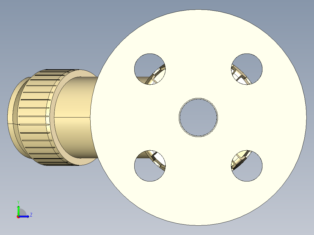 5RVUOAM 女性联盟的结束和固定法兰过滤器沉积物，钻ANSI B16.5 cl.150 FF左视图