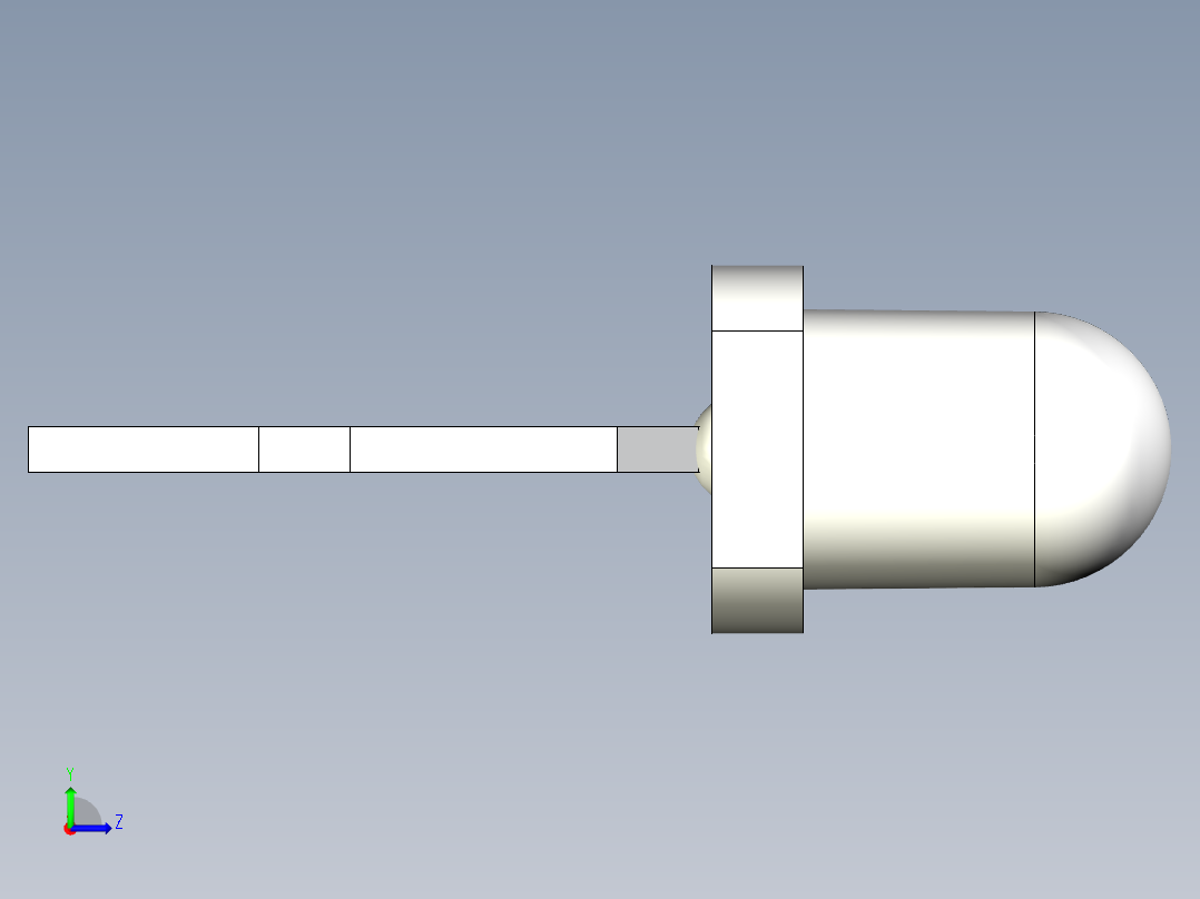 光电元件封装-KING_L-3W左视图